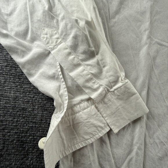 Versace Classic V2 Men Button Up Shirt White Long Sleeve Woven Cotton Designer - Picture 5 of 16